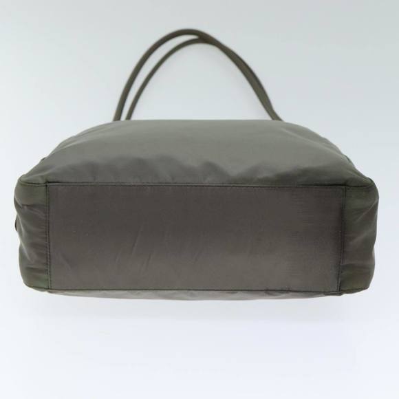 PRADA Tote Bag Nylon Gray Auth 79634 - Picture 5 of 16